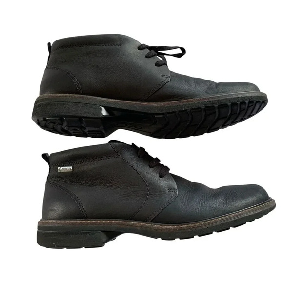 ECCO Turn Gore-Tex | 510224-02001 Black Chukka Waterproof Men’s Size 12 - Picture 4 of 15